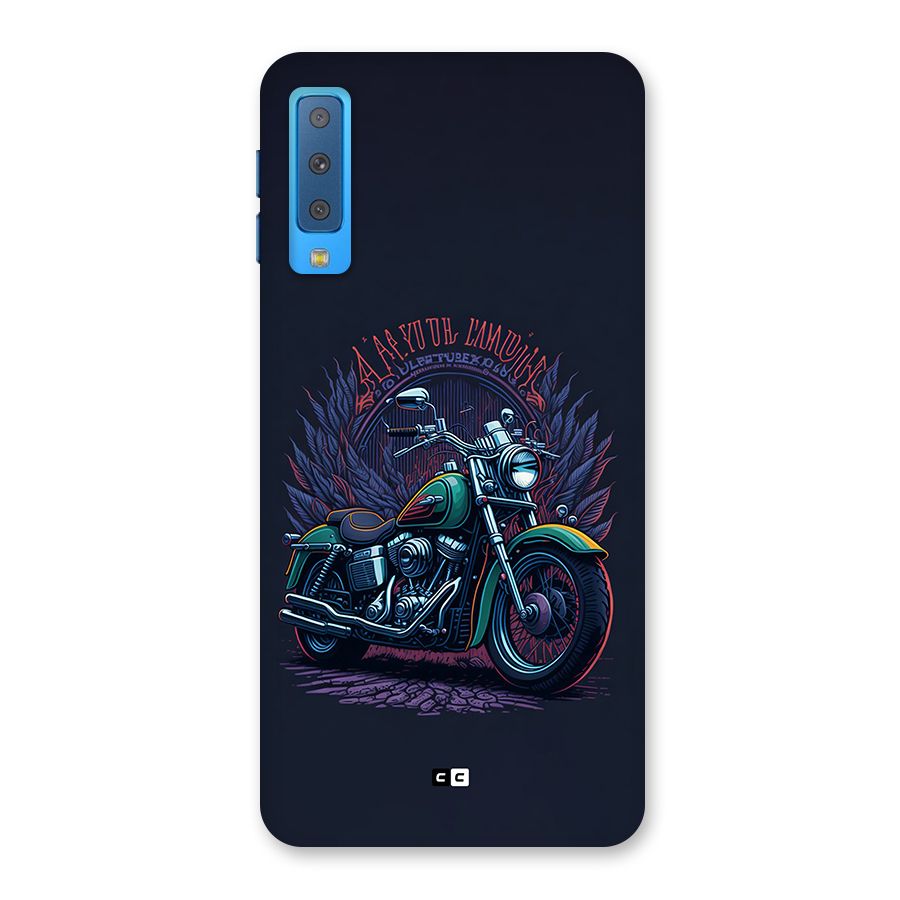 Vintage Desi Bike Back Case for Galaxy A7 (2018)