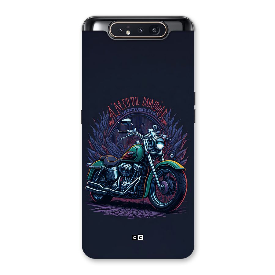 Vintage Desi Bike Back Case for Galaxy A80