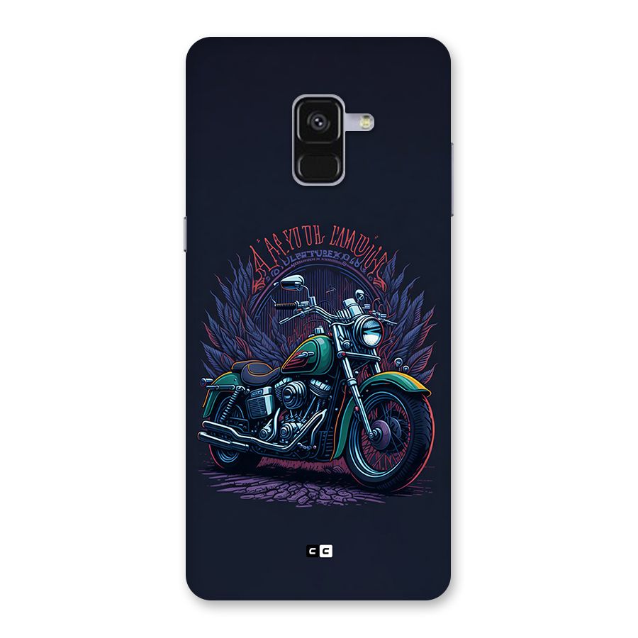 Vintage Desi Bike Back Case for Galaxy A8 Plus