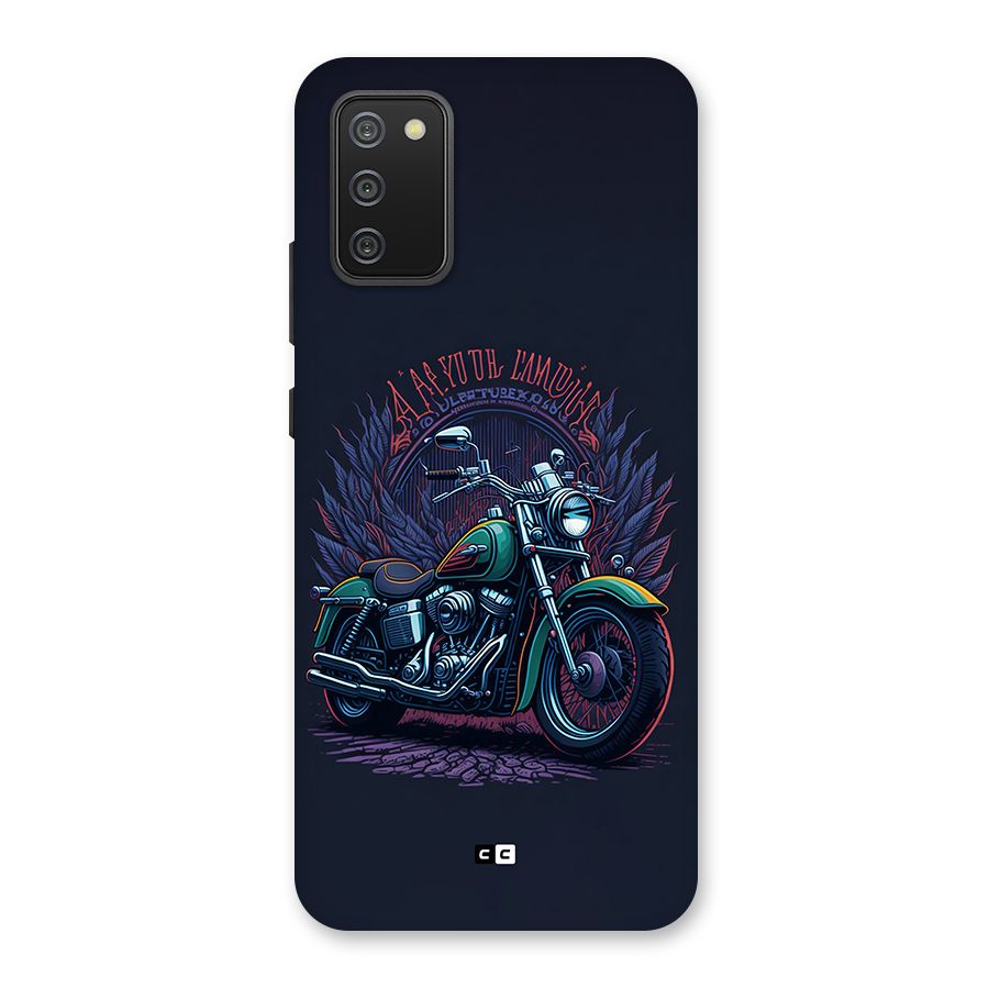 Vintage Desi Bike Back Case for Galaxy F02s