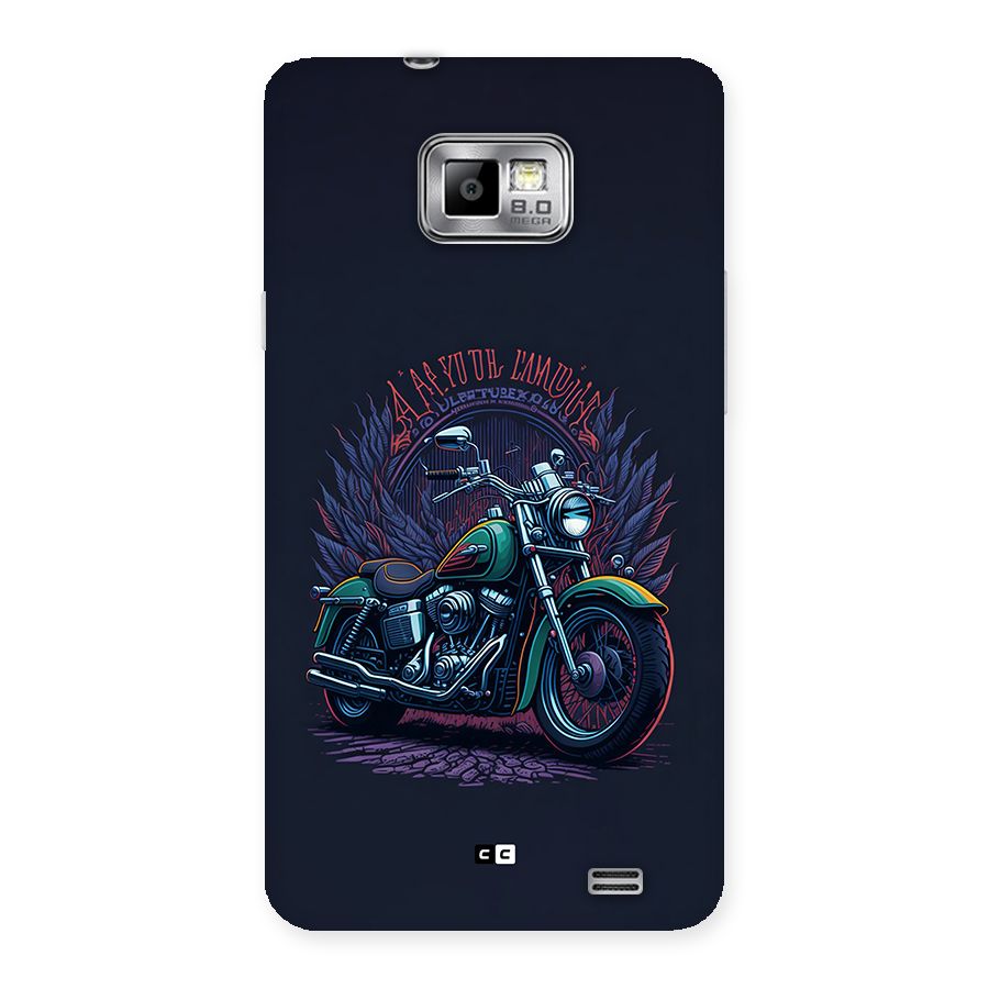 Vintage Desi Bike Back Case for Galaxy S2