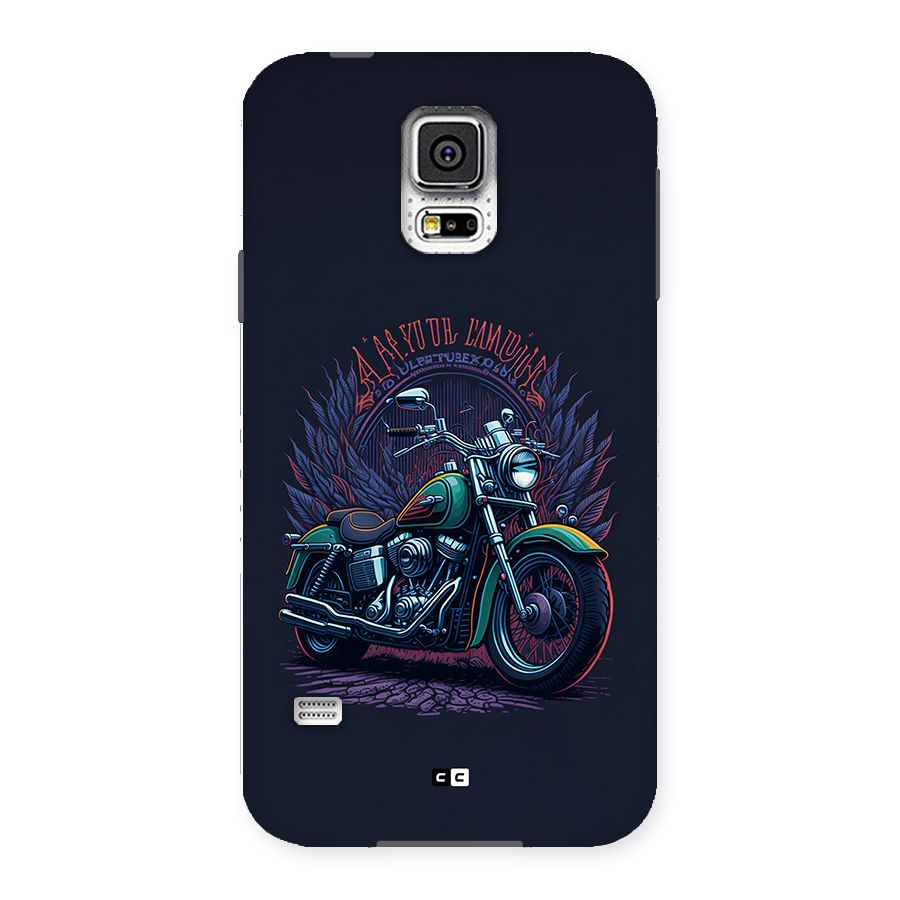 Vintage Desi Bike Back Case for Galaxy S5