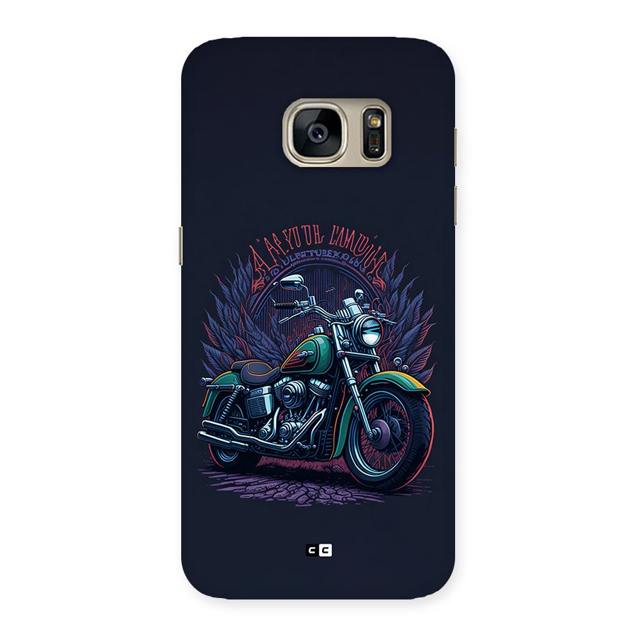 Vintage Desi Bike Back Case for Galaxy S7