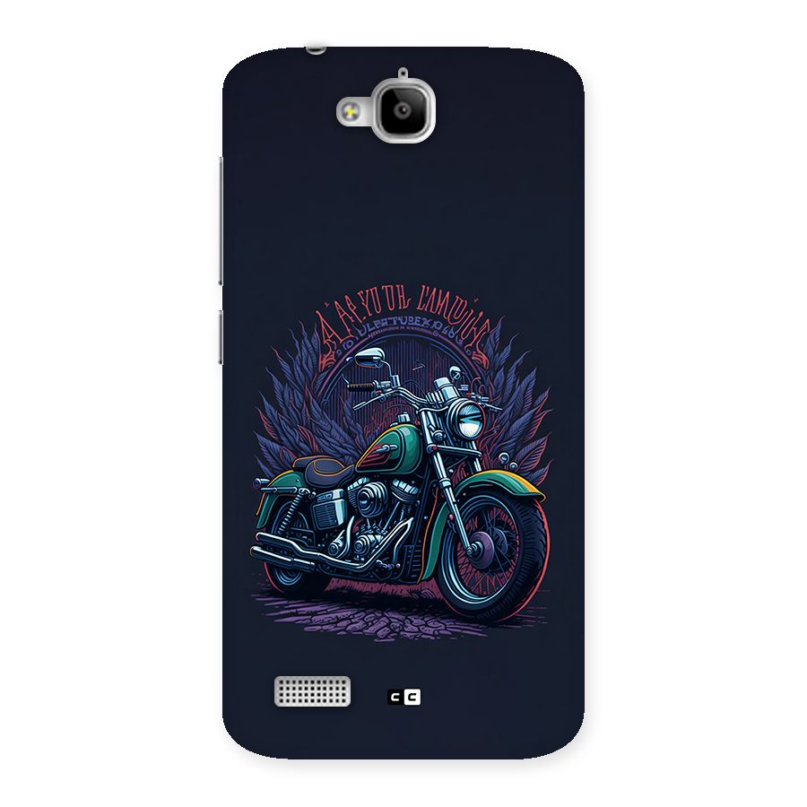 Vintage Desi Bike Back Case for Honor Holly