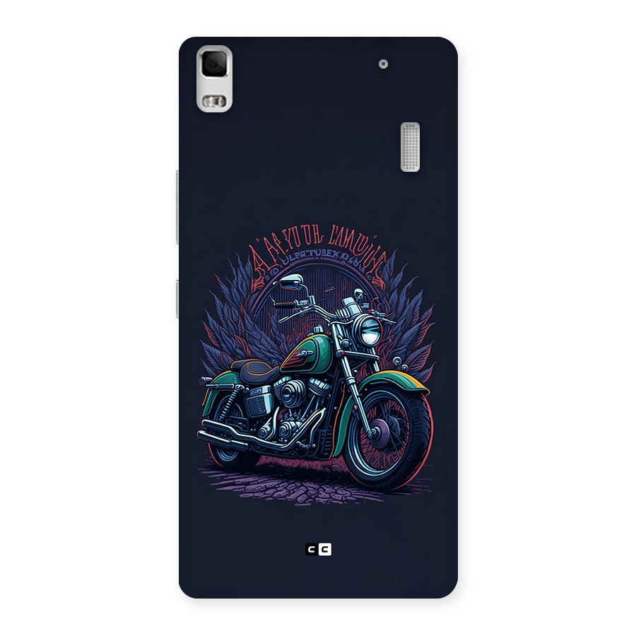 Vintage Desi Bike Back Case for Lenovo A7000