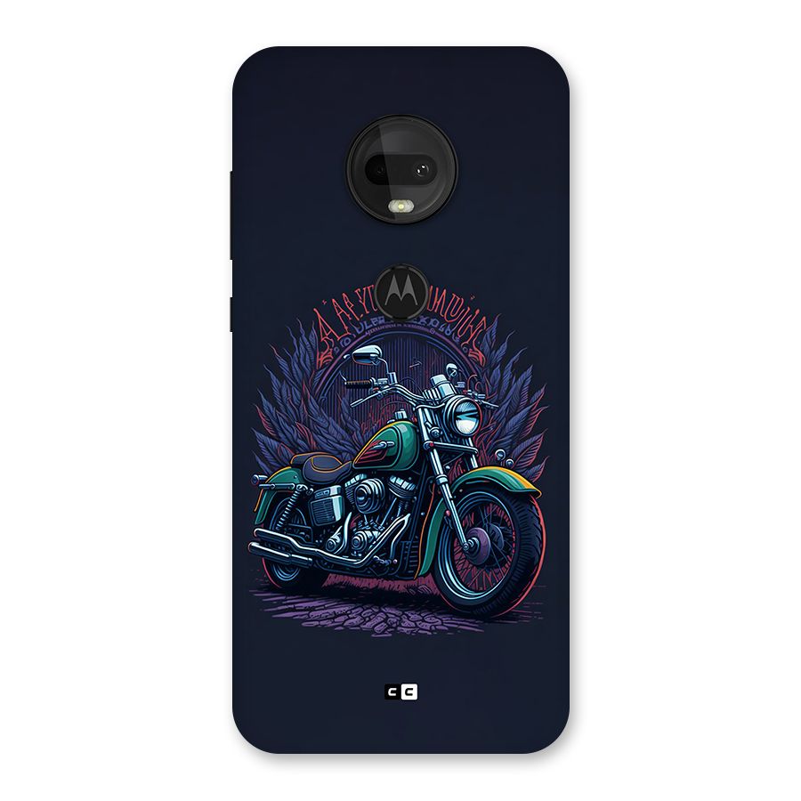 Vintage Desi Bike Back Case for Moto G7
