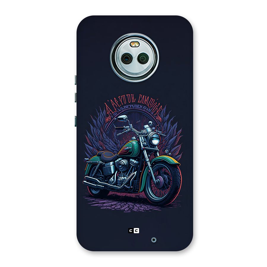 Vintage Desi Bike Back Case for Moto X4