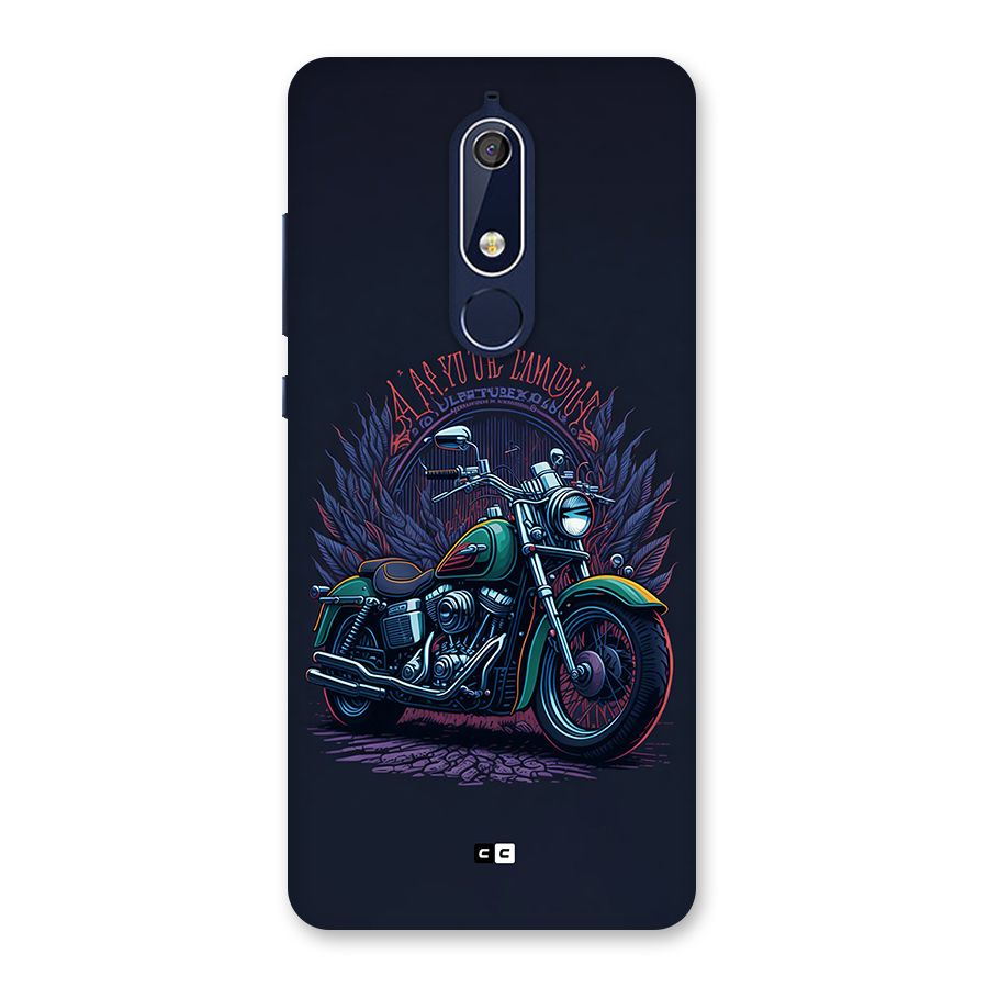 Vintage Desi Bike Back Case for Nokia 5.1
