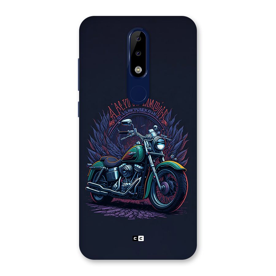 Vintage Desi Bike Back Case for Nokia 5.1 Plus
