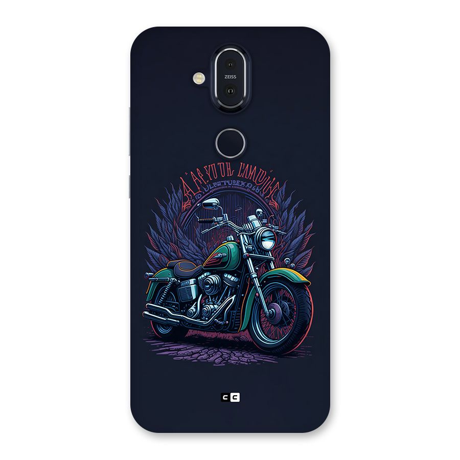 Vintage Desi Bike Back Case for Nokia 8.1