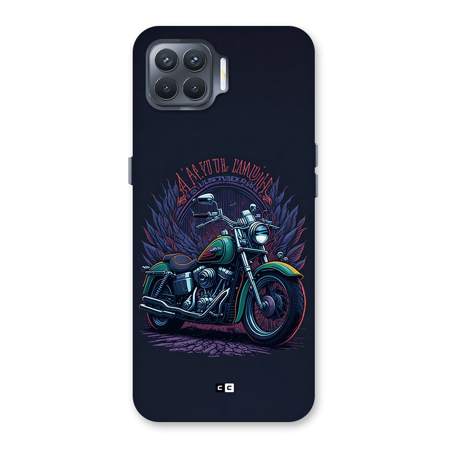 Vintage Desi Bike Back Case for Oppo F17 Pro