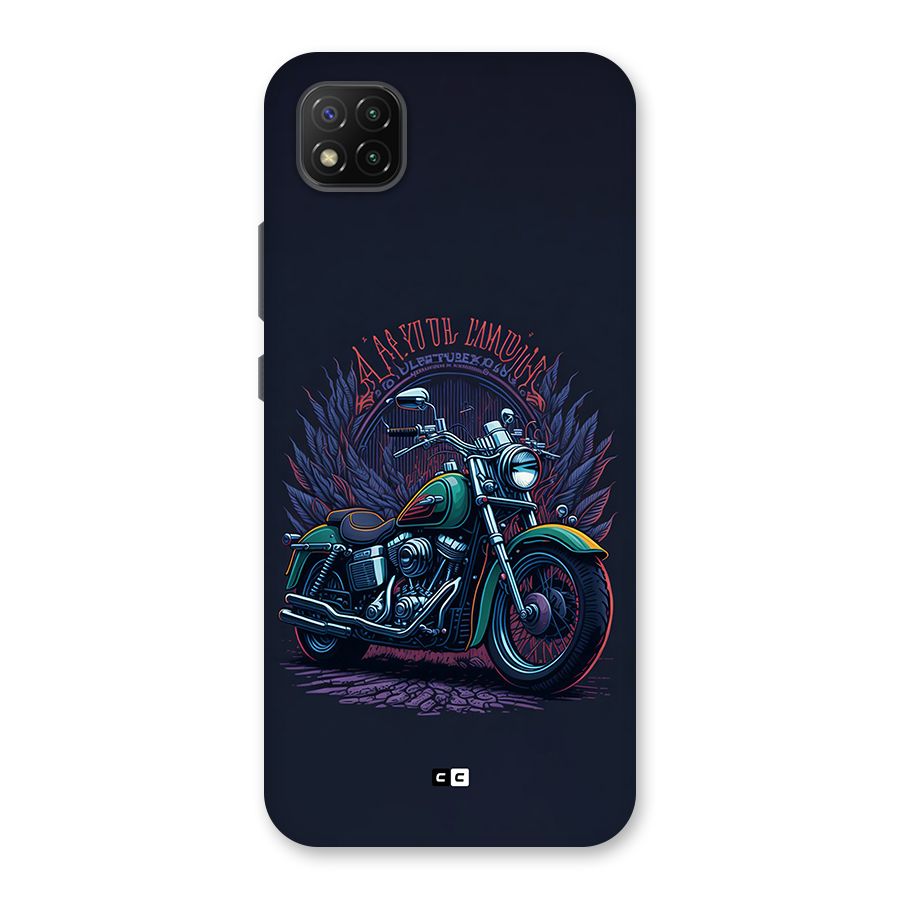 Vintage Desi Bike Back Case for Poco C3