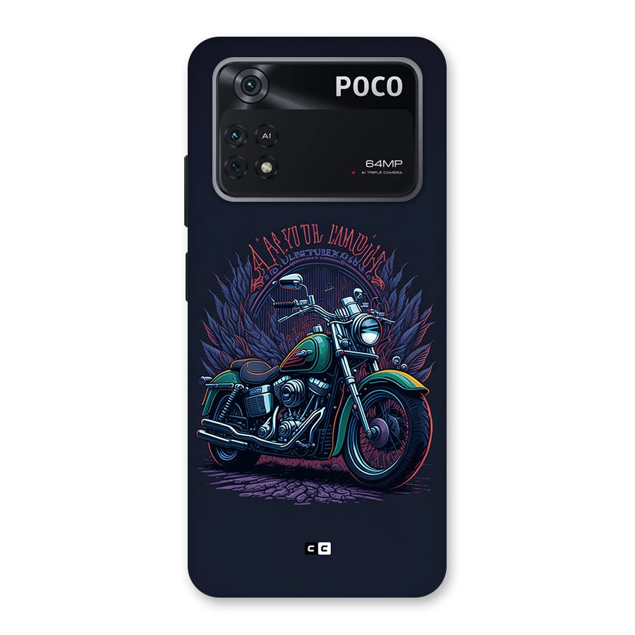 Vintage Desi Bike Back Case for Poco M4 Pro 4G