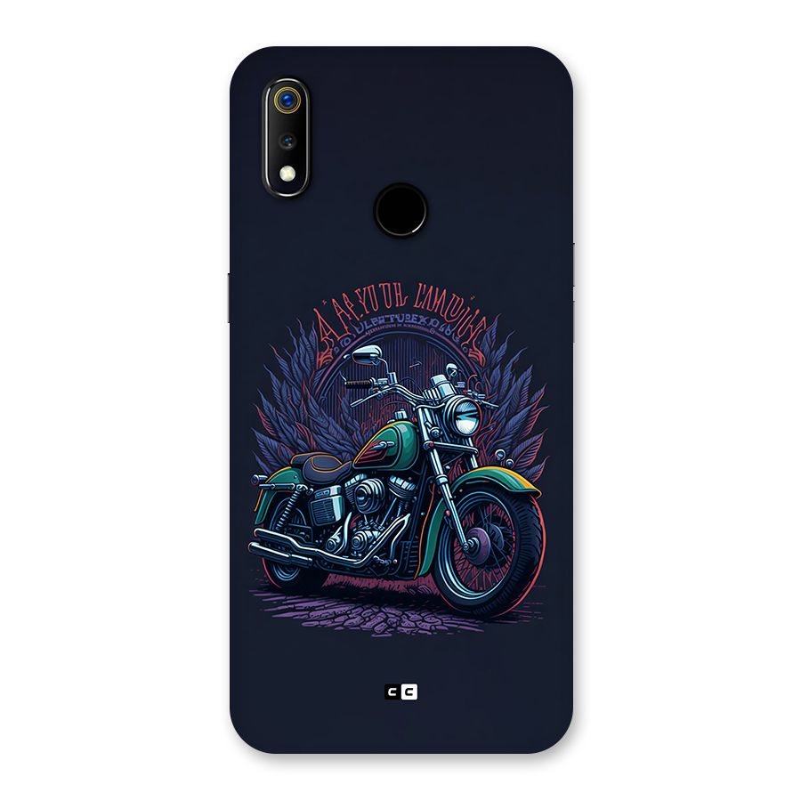 Vintage Desi Bike Back Case for Realme 3