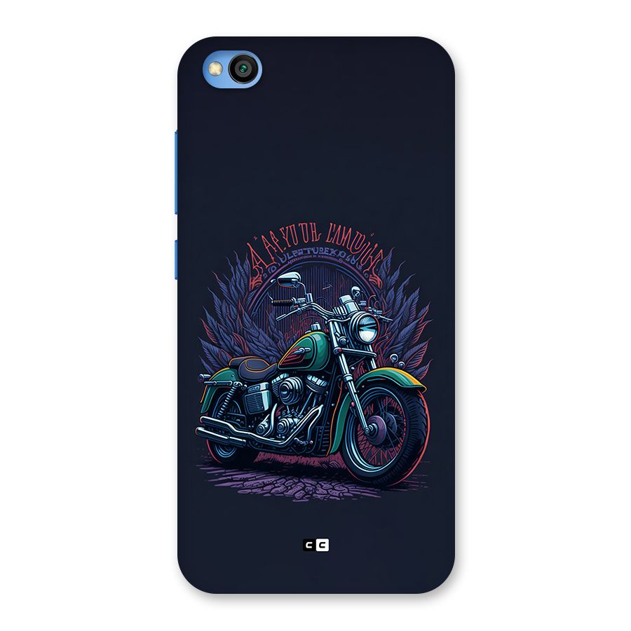 Vintage Desi Bike Back Case for Redmi Go