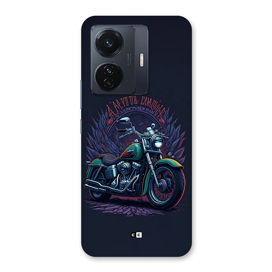 Vintage Desi Bike Back Case for Vivo T1 Pro