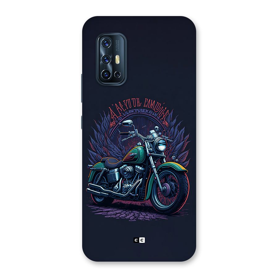 Vintage Desi Bike Back Case for Vivo V17