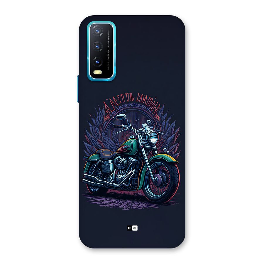 Vintage Desi Bike Back Case for Vivo Y20A
