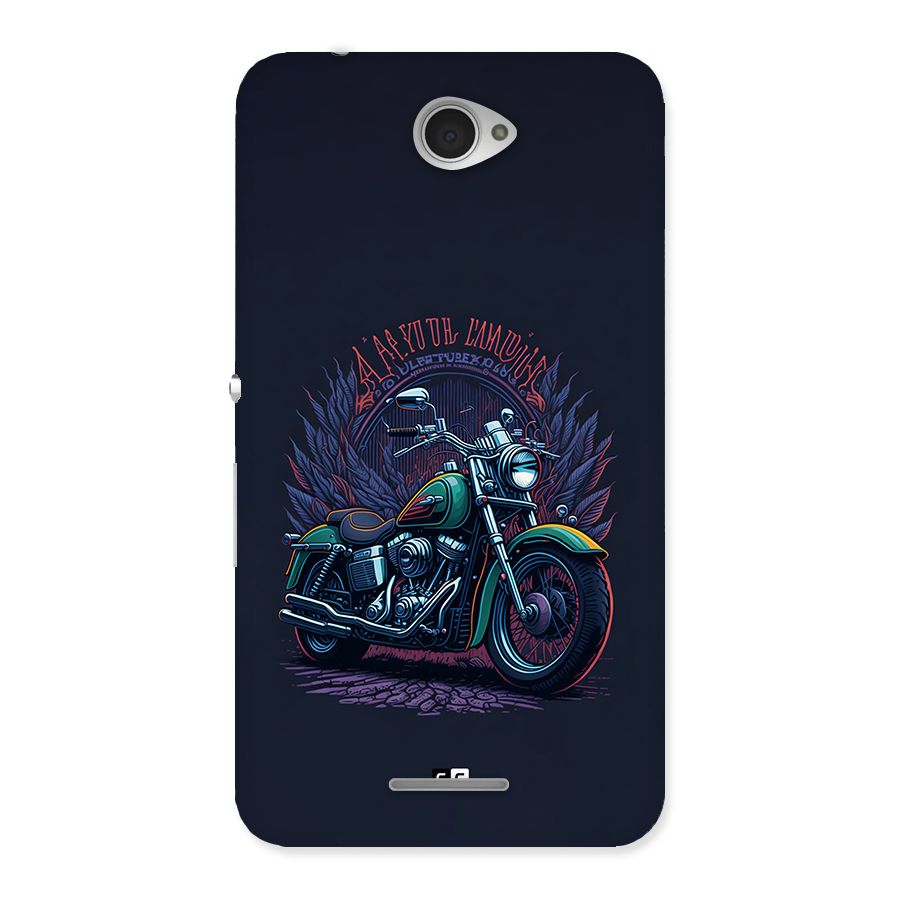 Vintage Desi Bike Back Case for Xperia E4