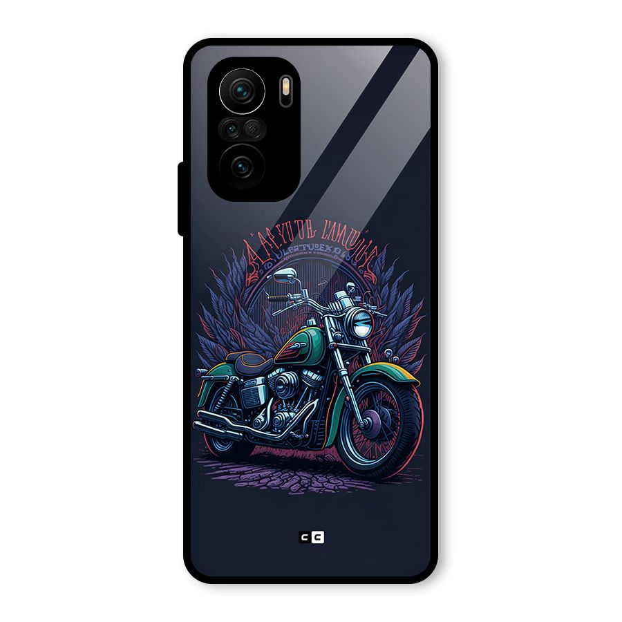Vintage Desi Bike Glass Back Case for Mi 11x