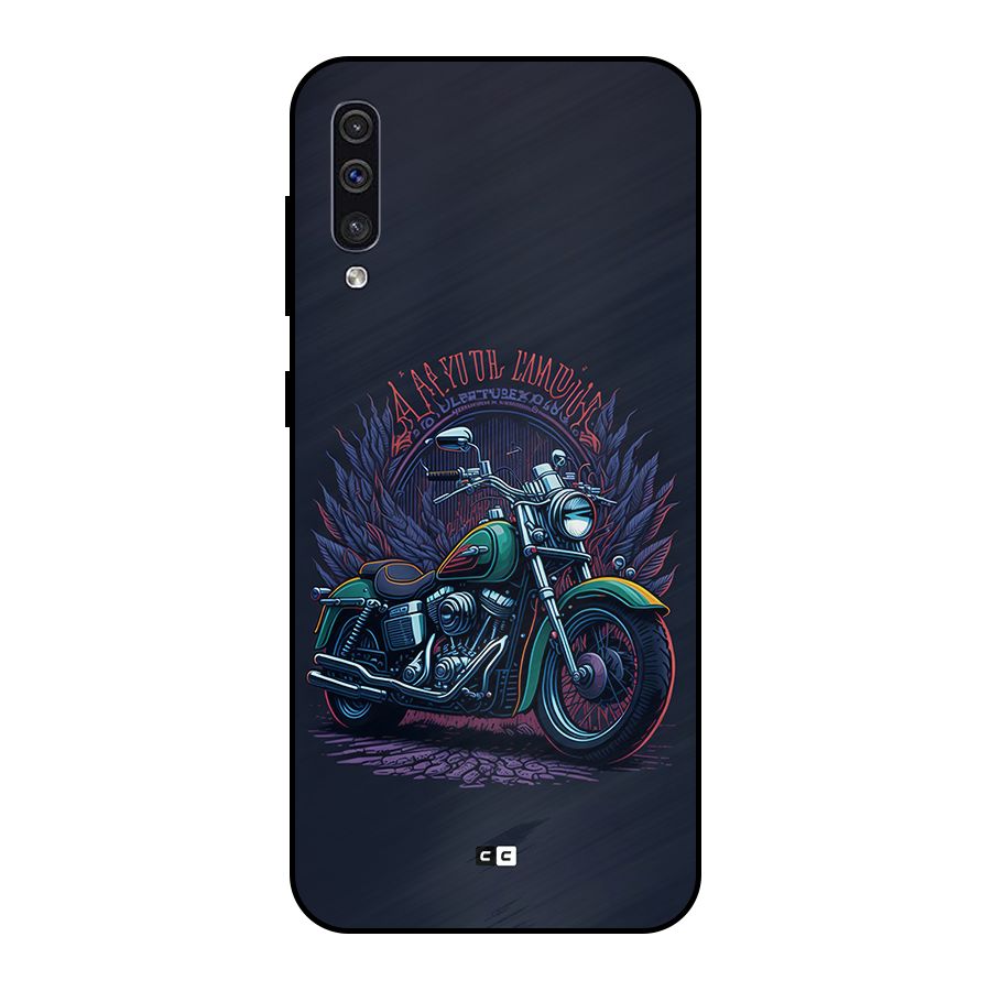 Vintage Desi Bike Metal Back Case for Galaxy A30s