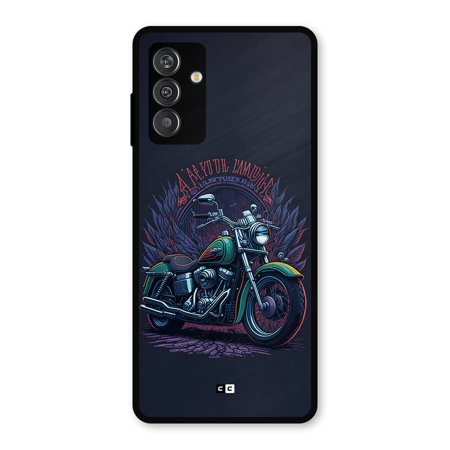 Vintage Desi Bike Metal Back Case for Galaxy F13