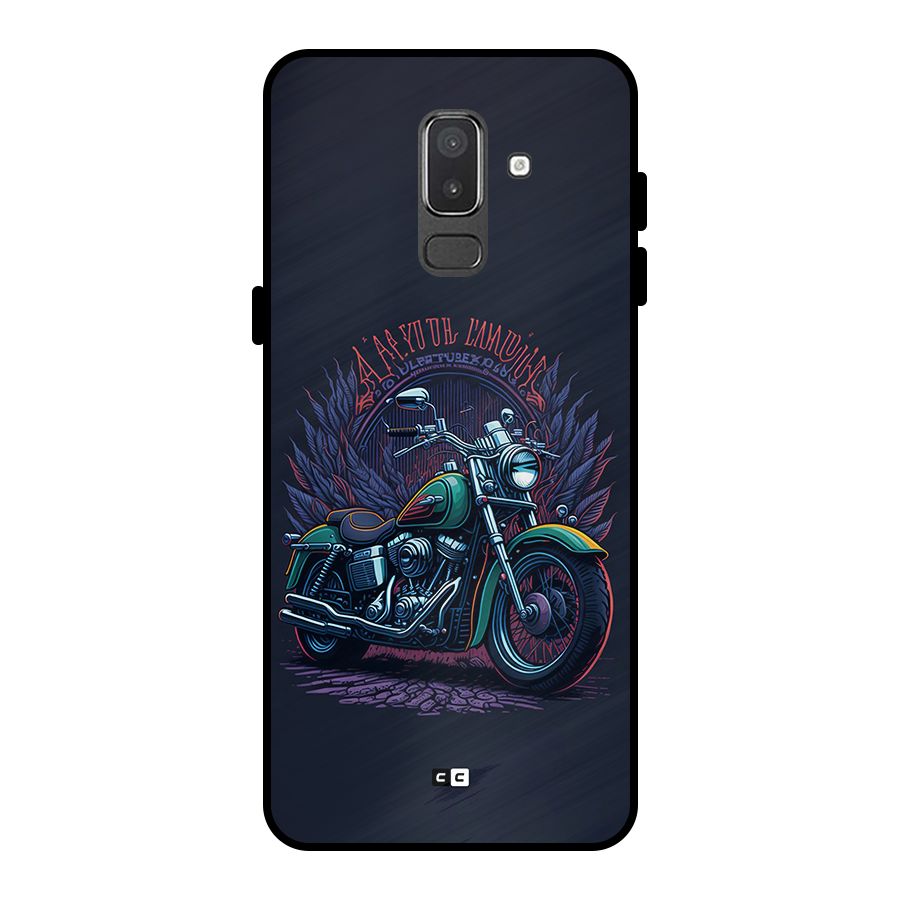Vintage Desi Bike Metal Back Case for Galaxy On8 (2018)