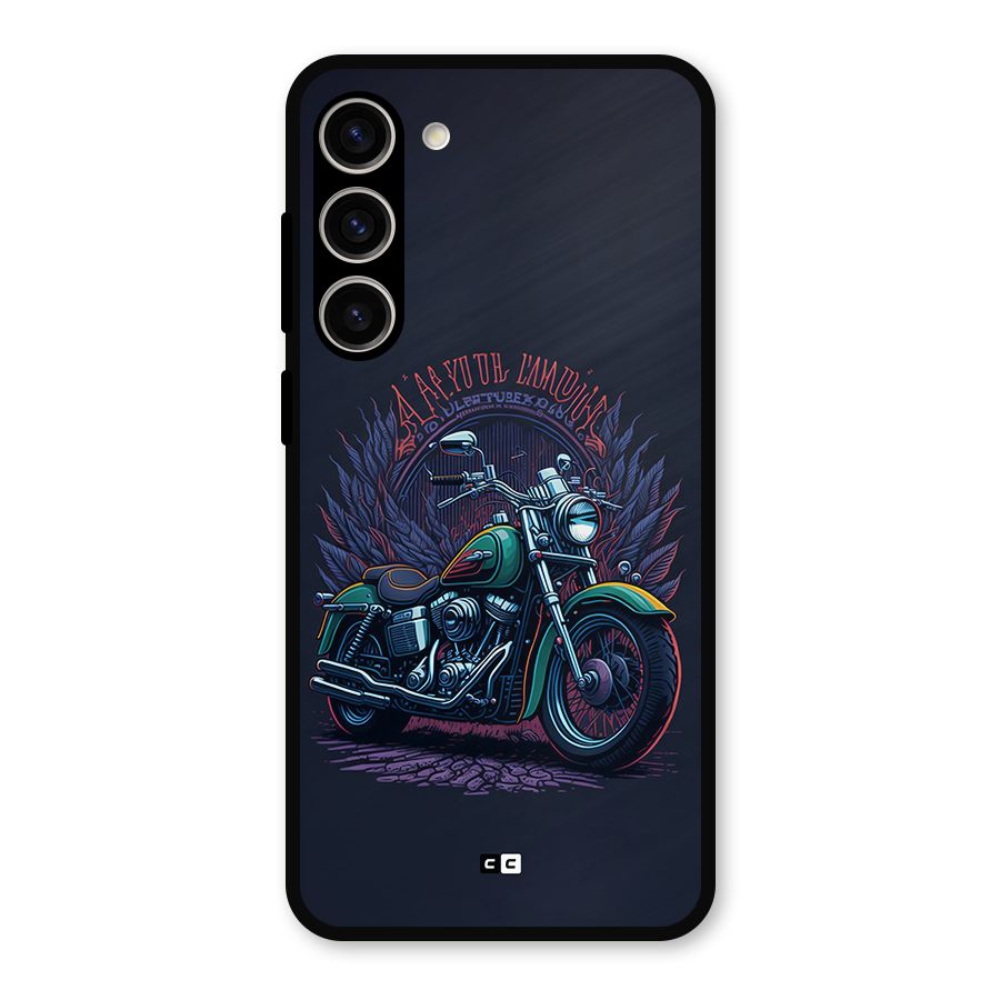 Vintage Desi Bike Metal Back Case for Galaxy S23 Plus