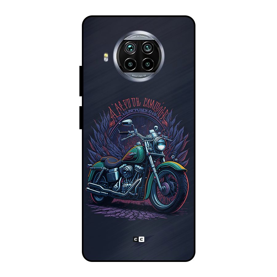 Vintage Desi Bike Metal Back Case for Mi 10i