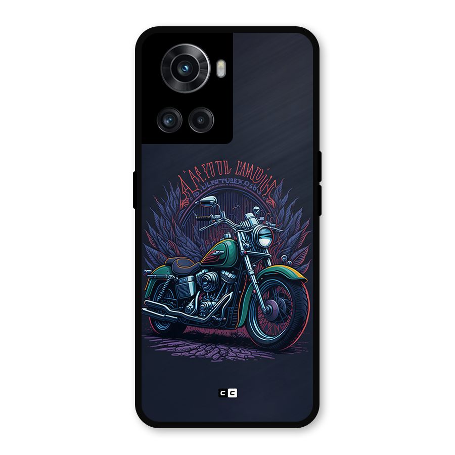 Vintage Desi Bike Metal Back Case for OnePlus 10R