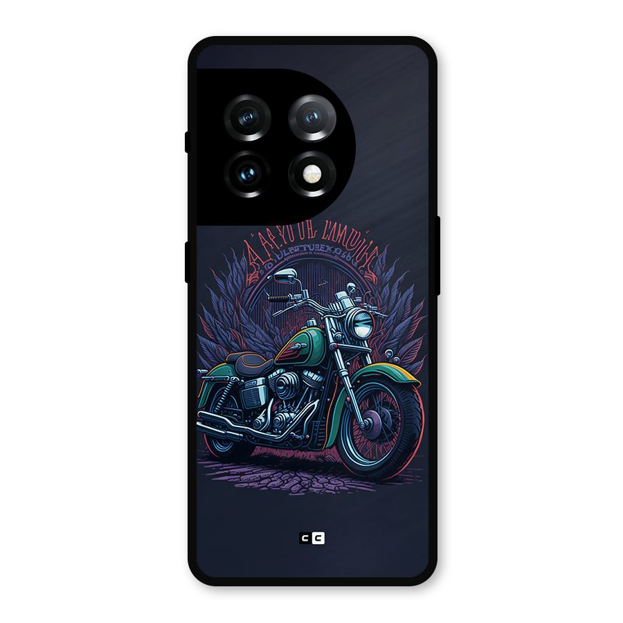 Vintage Desi Bike Metal Back Case for OnePlus 11