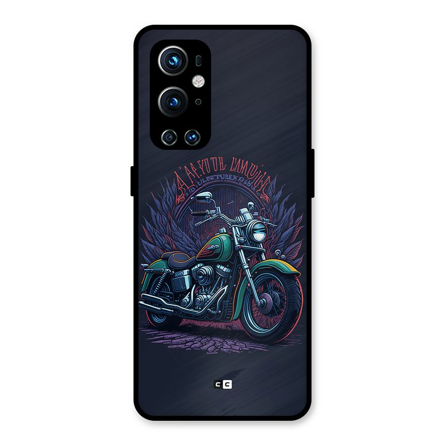 Vintage Desi Bike Metal Back Case for OnePlus 9 Pro
