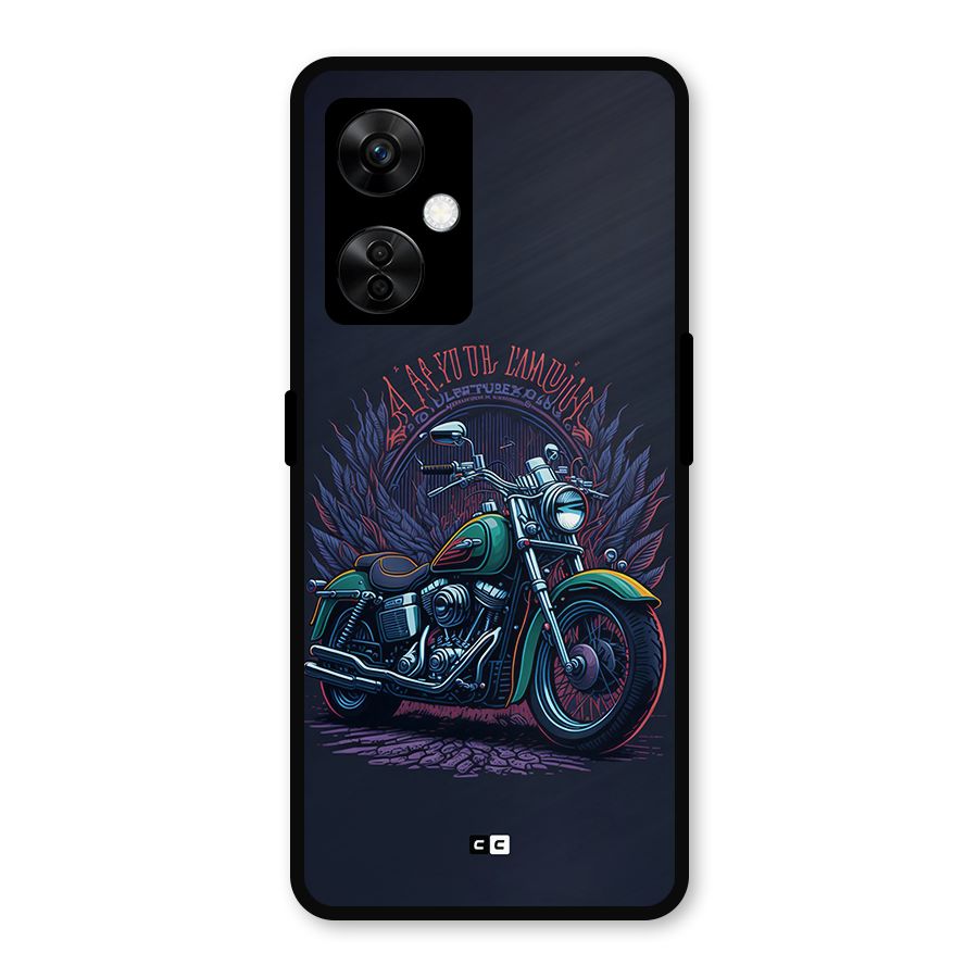 Vintage Desi Bike Metal Back Case for OnePlus Nord CE 3 Lite
