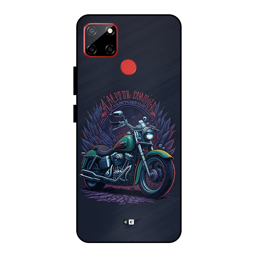 Vintage Desi Bike Metal Back Case for Realme C12