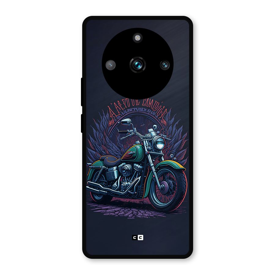 Vintage Desi Bike Metal Back Case for Realme Narzo 60 Pro