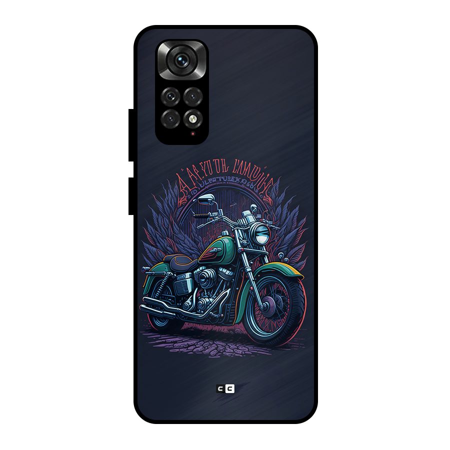 Vintage Desi Bike Metal Back Case for Redmi Note 11 Pro