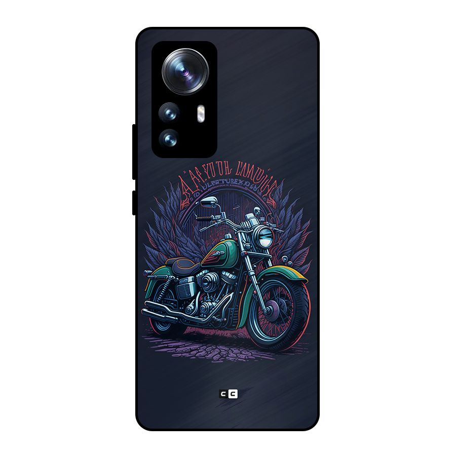 Vintage Desi Bike Metal Back Case for Xiaomi 12 Pro