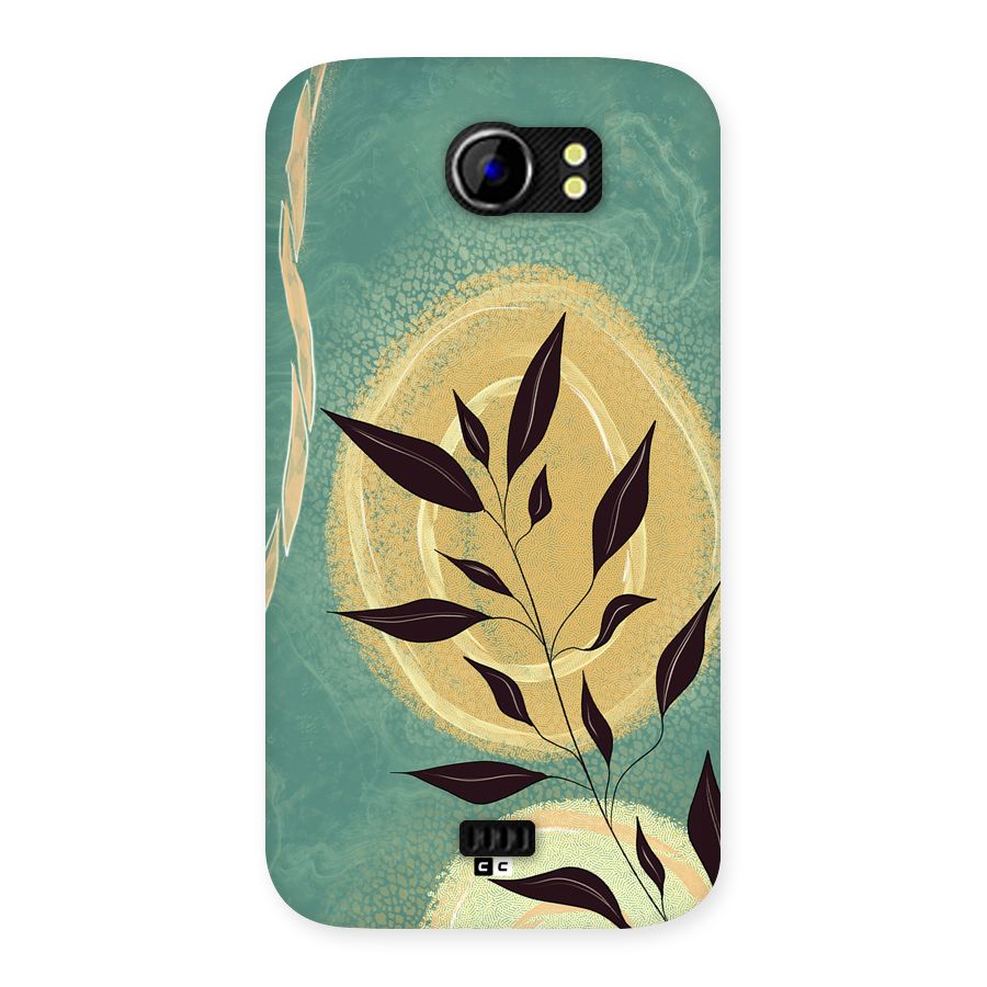 Vintage Leaf Art Back Case for Canvas 2 A110