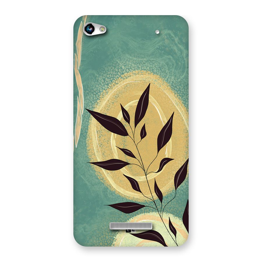 Vintage Leaf Art Back Case for Canvas Hue 2 A316
