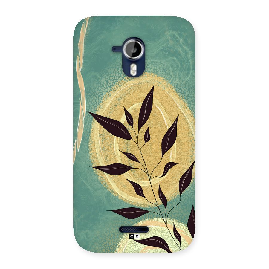 Vintage Leaf Art Back Case for Canvas Magnus A117