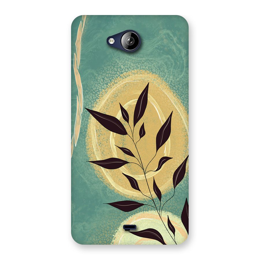 Vintage Leaf Art Back Case for Canvas Play Q355