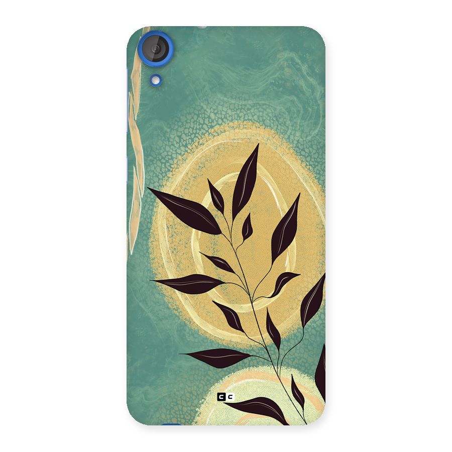 Vintage Leaf Art Back Case for Desire 820
