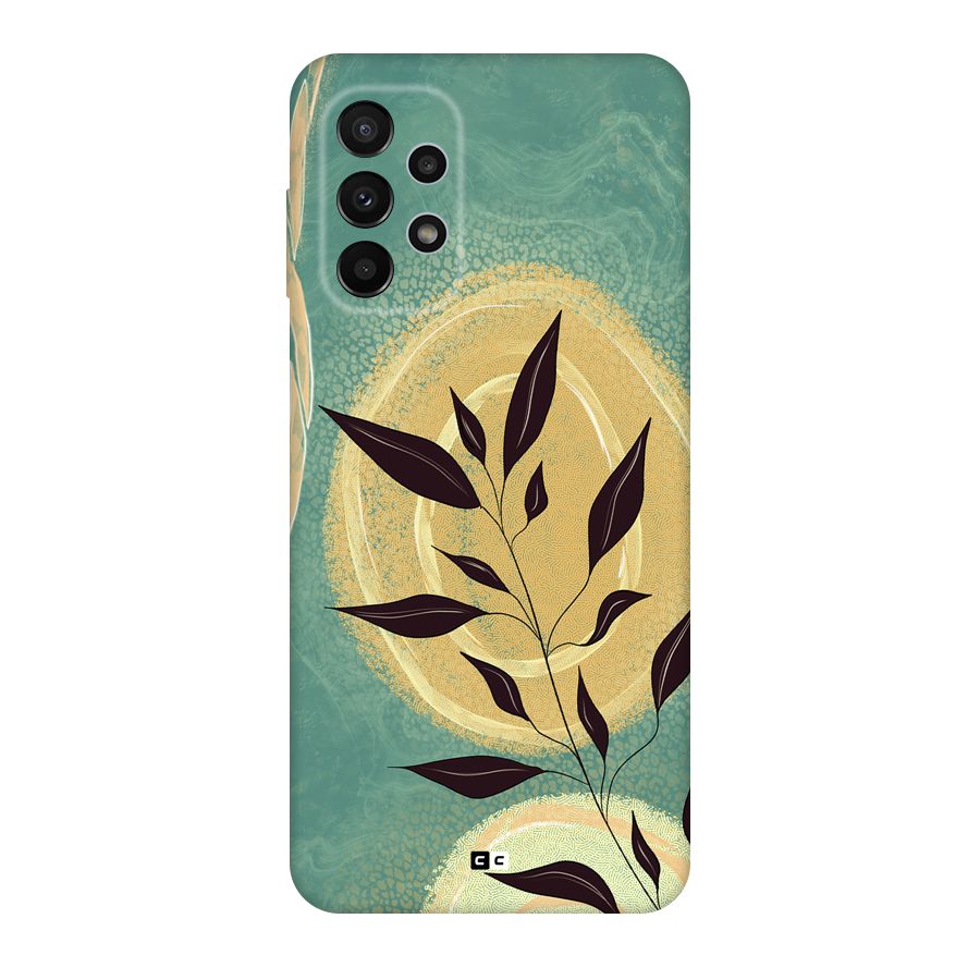 Vintage Leaf Art Back Case for Galaxy A23