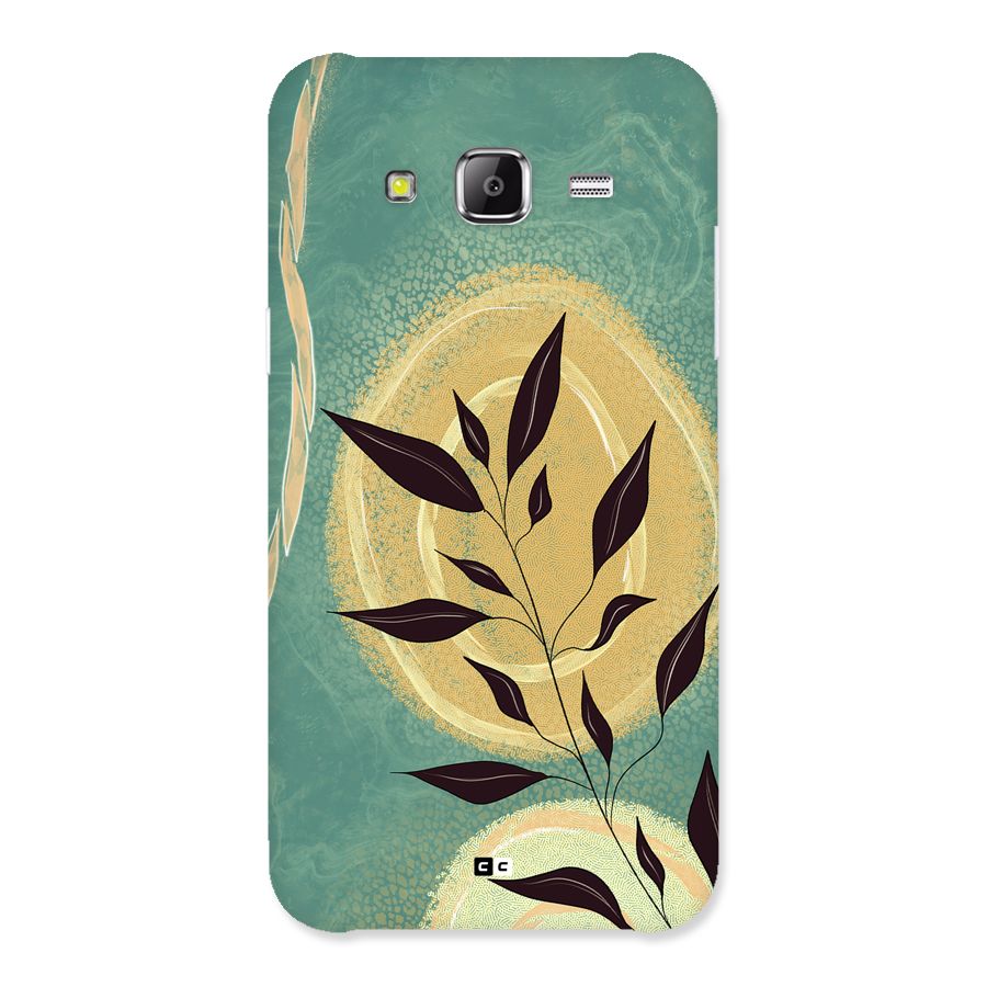 Vintage Leaf Art Back Case for Galaxy J5