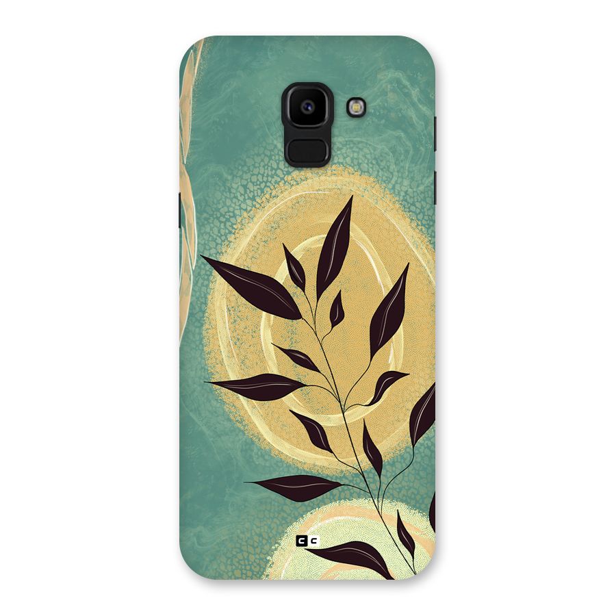 Vintage Leaf Art Back Case for Galaxy J6