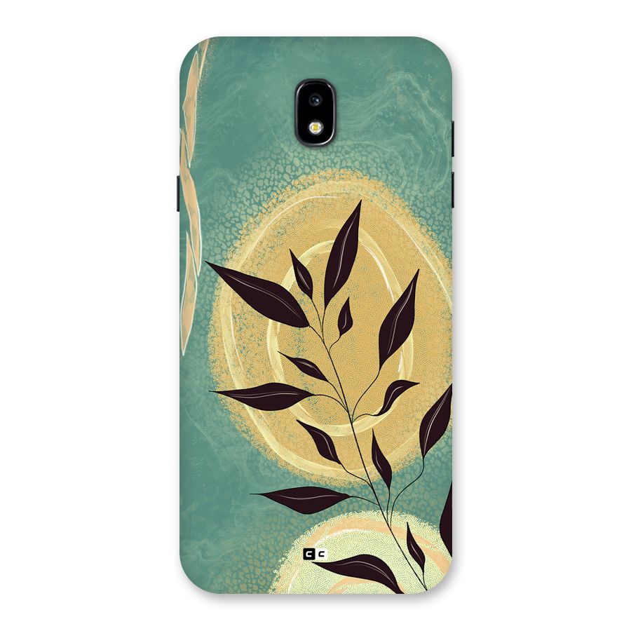Vintage Leaf Art Back Case for Galaxy J7 Pro