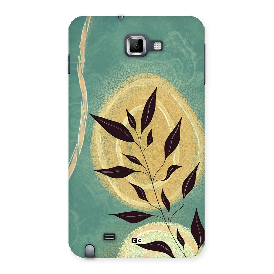 Vintage Leaf Art Back Case for Galaxy Note