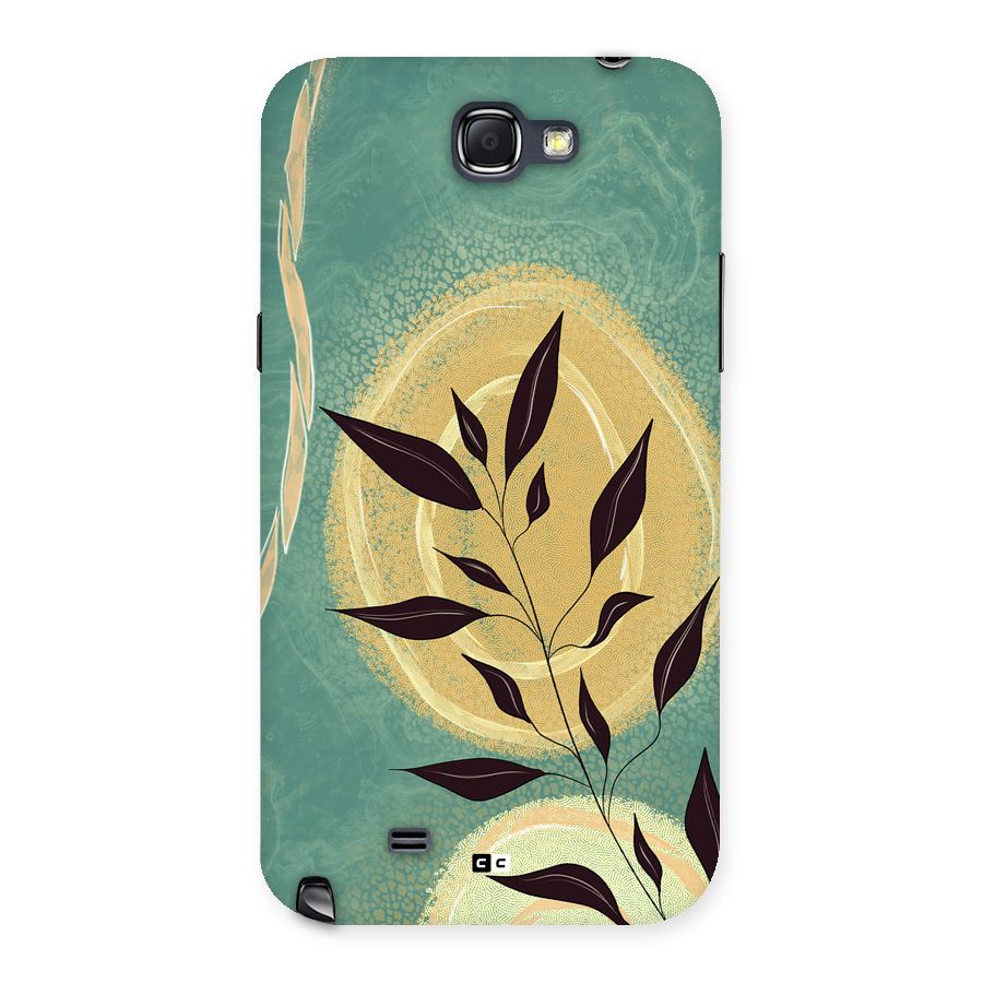 Vintage Leaf Art Back Case for Galaxy Note 2
