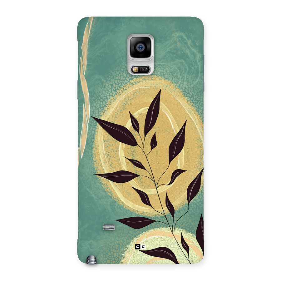 Vintage Leaf Art Back Case for Galaxy Note 4