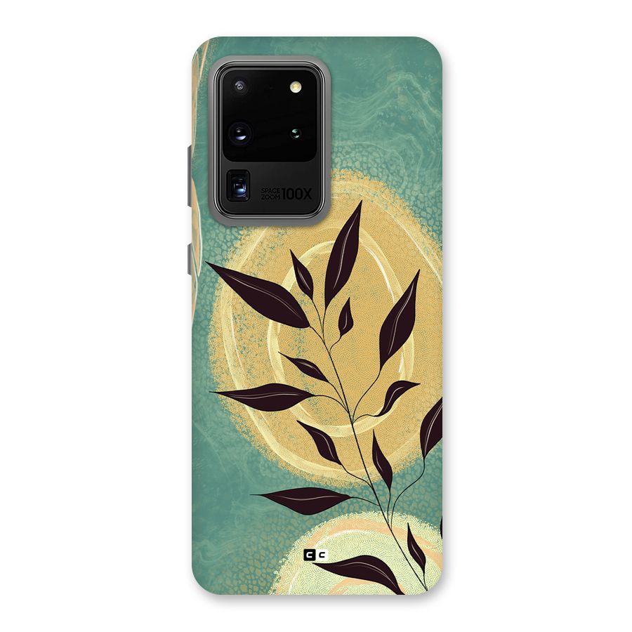 Vintage Leaf Art Back Case for Galaxy S20 Ultra